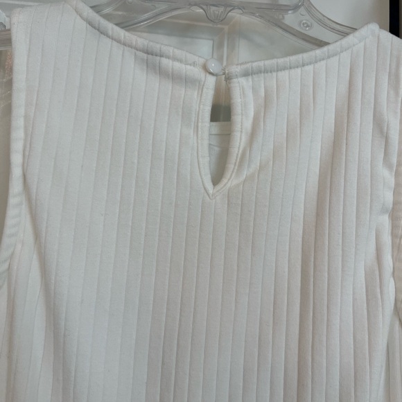 White Ribbed two piece set - Picture 9 of 11